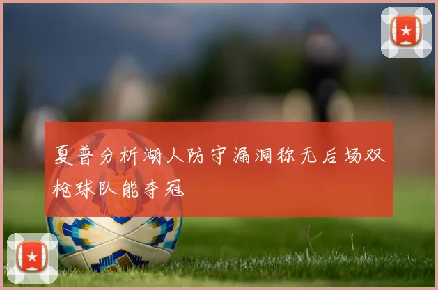 夏普分析湖人防守漏洞称无后场双枪球队能夺冠